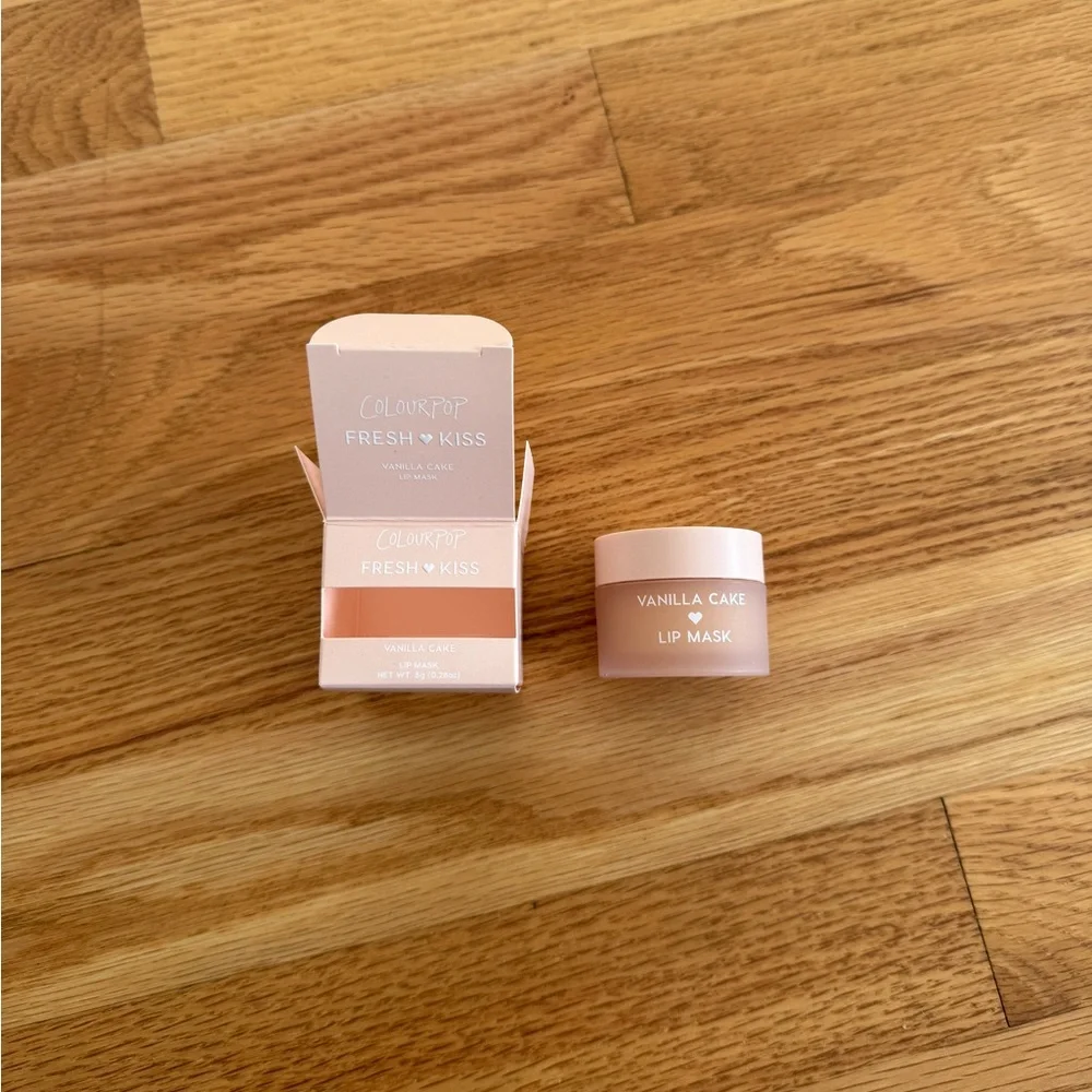 Colourpop lip mask fresh kiss vanilla cake new